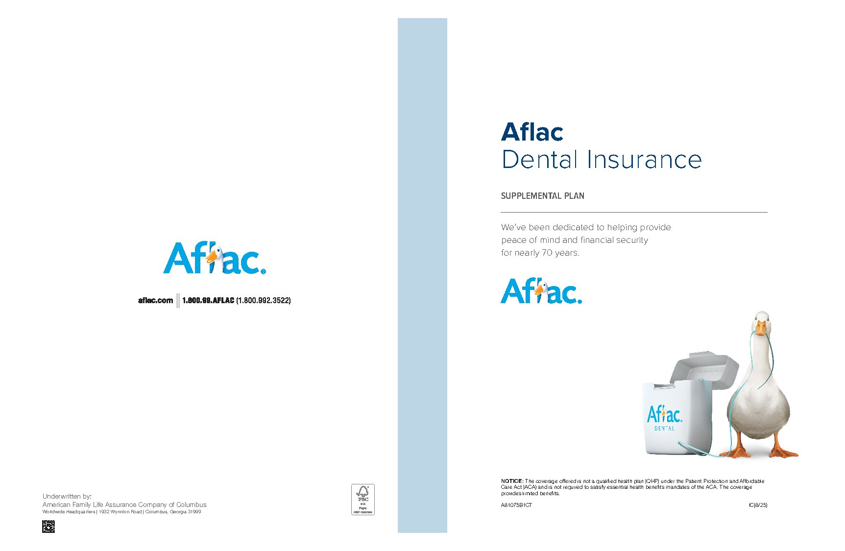 First page of Dental Insurance
