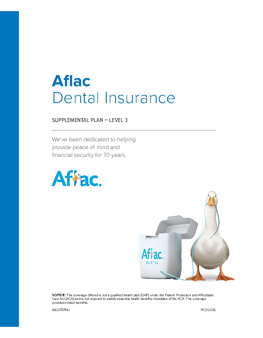 First page of Dental Insurance
