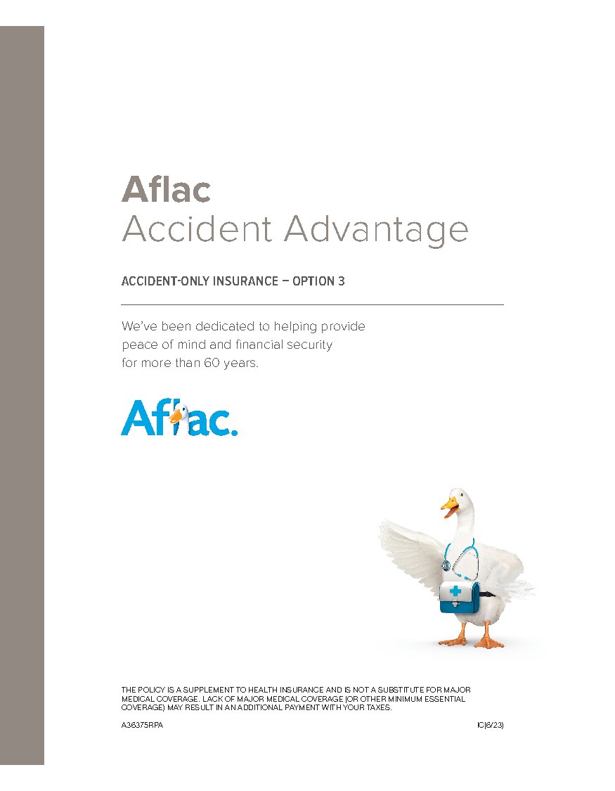 First page of Accident Insurance